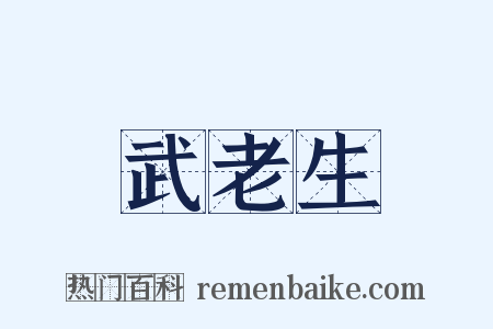 武老生是什么意思的图片